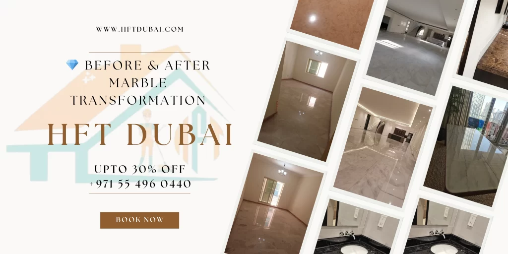 How to polish marble floor in dubai💎 before & after marble transformation