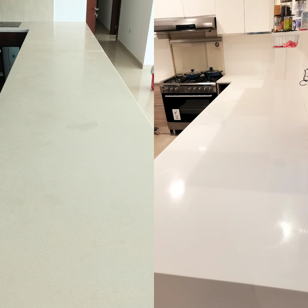 Why kitchen worktops need polishing in dubai