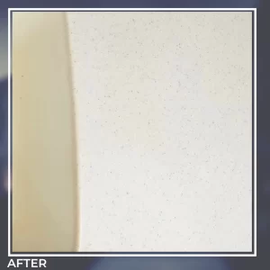 Before corian restoration in dubai – countertop surface with dullness and fine scratches. (1)