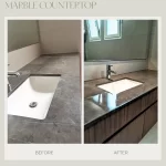Marble countertop restoration Dubai – polishing and shine renewal (1)