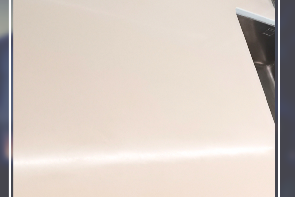 After corian repair – high gloss seamless countertop restored by hft dubai